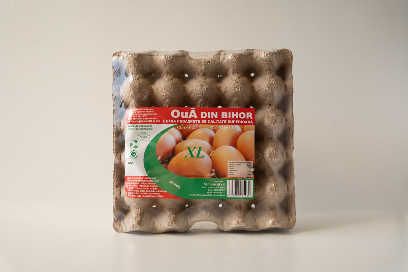 20 ouă · XL