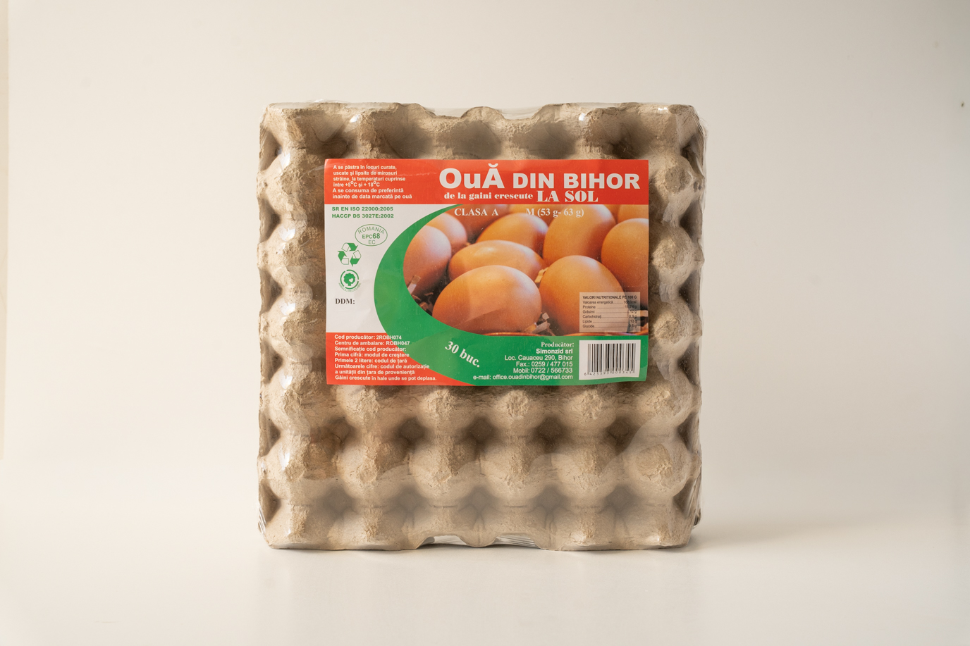 30 ouă · cofraj